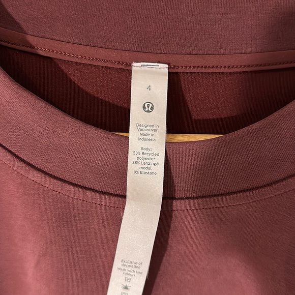 lululemon Softstream Perfectly Oversized Cropped Crew (US 4) - Picture 2 of 4